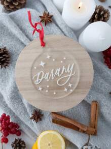 12pcs-3" Clear Round Acrylic Christmas Ornament 2026, DIY Bulk Blank Circle Bulb Xmas Bauble Tree Decorations, Stocking Name Tag, Holiday Tags, Momento,Keychain Blanks,Bulk Acrylic Circles Clear Disc Ornaments Blanks With Hole For Vinyl, DIY Keychain And Craft Project,Christmas Tree Ornaments,3 Inch Clear Round Acrylic Flat Disc Ornaments Blanks - Transparent Circle Discs For Christmas, Winter, New Year Party Hanging Decorations