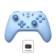 GAMESIR Controlador para juegos T4 Nova Lite Tri-Mode, joystick sin zona muerta, giroscopio de 6 ejes, gatillo lineal, conexión secundaria 2.4G/Bluetooth/cableado, compatible con Switch/Steam/Android/iOS, azul - Azul - Ver 4