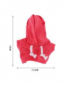 【仅衣服】17cm拉布布盲盒衣服卫衣玩偶配饰Labobo马卡龙毛绒玩偶挂饰娃娃衣服卫衣拉布布专用毛绒玩偶 - 彩色 - 查看 20