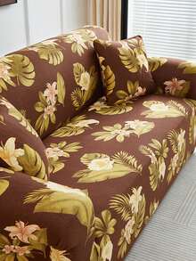 1PC Printed Elastic Living Room Sofa Cover Chaise Longue Modular Sofa Cover - Multicolor - View 6