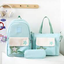 女士时尚背包 - 綠色 - 查看 8