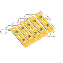 3.7 Inch Portable Magnetic Spirit Level,Keychain Mini Level With 3 Bubble Mini Portable Spirit Level Tool Vertical Horizontal Balance Ruler Inclinometer Portable ABS Shell Level,Household High Precision Measuring Tool With Magnetic Measuring Ruler