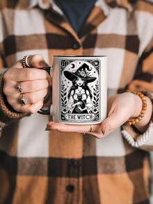 1 cốc cà phê Witchy 11oz, cách nhiệt, tái sử dụng, cốc gốm Halloween, đồ trang trí Halloween, trang trí mùa thu, chỉ rửa tay, trang trí phòng, cô dâu xác chết, tủ đông, cốc đa năng cho người lớn, lý tưởng cho Giáng sinh, Halloween, Phục sinh, Lễ tạ ơn, quà tặng sinh nhật, quà tặng ngày lễ, quà tặng Giáng sinh, đồ dùng nhà bếp, văn phòng học tập tại nhà, cốc du lịch đa năng - Nhiều màu - Xem 5