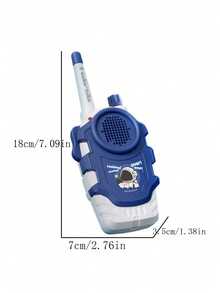 1 对儿童新款对讲机，家庭互动玩具，角色扮演，长距离通信，操作简便，可快速使用，节日礼物