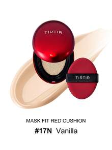 TIRTIR Red Cushion Foundation, Lightweight Coverage, Long-Lasting Satin Finish, 18g - 17N Vanilla Rice - View 11