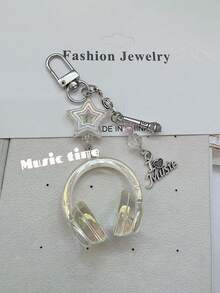 4 件/3 件/2 件千禧风格，爱上音乐，金属质感，耳机设计，多功能手机链吊坠，钥匙扣，背包挂件，Guka 挂件，适合日常搭配，可作为节日礼物送给家人、朋友、恋人、同学、友情礼物汽车配件可爱哥特 Y2k - 彩色 - 查看 10
