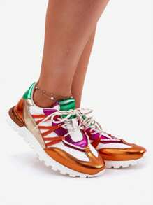 女士时尚百搭休闲通勤鞋 - 彩色 - 查看 8