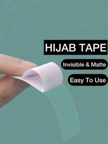 Set de 10/30 piezas Cinta para hiyab, Alfileres para hiyab con estilo de formas prácticas y fáciles de usar, Solución casual para hiyab con cinta adhesiva antideslizante de doble cara, Accesorios para hiyab