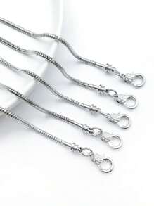 5 件金属半成品链条 19 厘米 适用于 DIY 手链首饰串珠手工配件