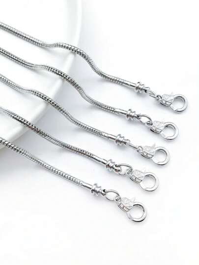 5pcs Metal Semi-Finished Chain 19cm For DIY Bracelet Jewelry Beaded Handmade Accessories