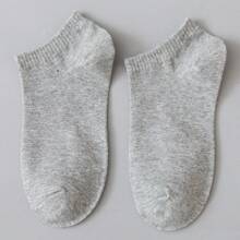 10 Pairs Random Color Candy-Colored Dopamine Style Socks, Japanese Sweet Lolita Daily Versatile, Low-Cut Non-Slip Breathable Odor-Resistant Ladies Socks