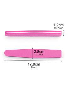 NailShine 3/5/10/20 件海绵 100/180 号指甲锉和抛光套装，双面砂纸板可水洗抛光块，适用于天然指甲和水晶指甲，专业美甲工具