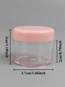 1 个迷你可再填充化妆品容器，旅行必需品，方便的家居收纳盒，节省空间，多功能 - 彩色 - 查看 6