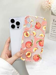 奶油色纹理波浪边亮面水果桃色涂漆防摔手机壳保护套，配手工串珠手链配件，兼容 16/11/16pro/16plus/16promax/16e/15Promax/13/14/12/XS/XR/7G/8P，兼容 Galaxy S22/S22+/S22Ultra/S21/S21+/S21Ultra，兼容小米 11/12Pro/12/12X/13Pro/14Pro/15Pro，兼容 Redmi 10/9/Note9/12C/Note11Pro/Note8Pro - 彩色 - 查看 5