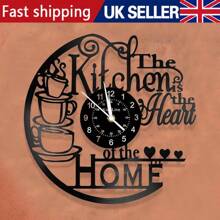Stylish Vinyl Record Kitchen Wall Clock Home Abstract Art Decoration Gifts