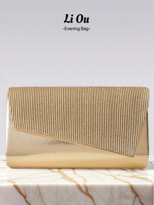 Sparkling, Shiny, Luxurious, Charming, Elegant, Exquisite Women's Clutch Bag Evening Bag Party Handbag With Detachable Chain, Suitable For Girls, Ladies, College Students, Newbies And Office Workers, Fit For Party, Prom, Wedding