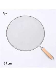 1 pieza Cubierta de red anti-salpicaduras de aceite, protector de salpicaduras con malla de acero inoxidable para sartén, olla de cocción