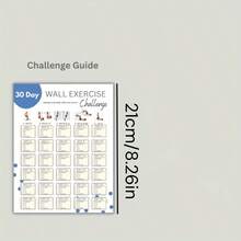 Provocare de exerciții la perete, 10 buc., 30 de zile, antrenament la perete, numere rapide de fitness, remodelare corporală, pilates la perete