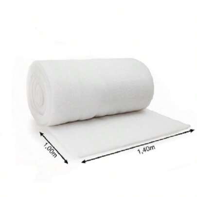 Manta Acrílica Lã Perlon  100x140cm Ideal para Filtragem de Aquários de Água Doce e Salgada