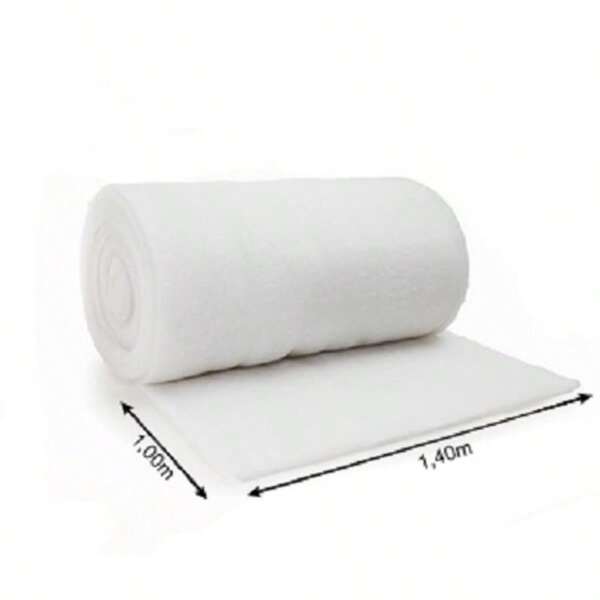 Manta Acrílica Lã Perlon  100x140cm Ideal para Filtragem de Aquários de Água Doce e Salgada
