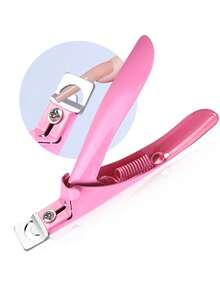 YUANDU Nagelklipparset med en karaktär, inklusive U-formad klippare, parallellklippare, nagelklippare, kristallgel och nagelfil, viktiga manikyrverktyg, nagelvårdsverktyg, nageltillbehör, nagelverktyg, nagelkonstverktyg, skolstart, naglar, nagelverktyg för press-on-naglar, manikyr- och pedikyrverktyg - Rosa - Visa 5