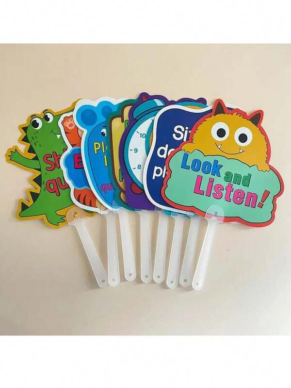 بطاقات الإرشاد لإدارة الفصل المستخدمة باليد التفاعلية لتعليم اللغة الإنجليزية، مساعدات تعلم مرحلة الطفولة المبكرة