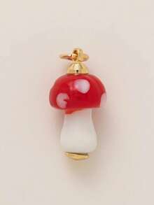 1pc Summer Fashion Ocean Style Shell, Sea Turtle, Delicate Orange & Blue Small Fish DIY Pendant, 18K Gold Plated, Anti-Oxidation, Suitable For Casual Daily Wear - Multicolor - View 18