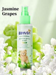 1瓶/100毫升衣物香氛喷雾（牛奶皂香型、茉莉葡萄香型、荔枝玫瑰香型、蓝色风铃香型），空气清新剂，高档衣物香氛，持久留香，适用于各种衣物、卫生间、卧室、衣柜、客厅和汽车空气清新剂