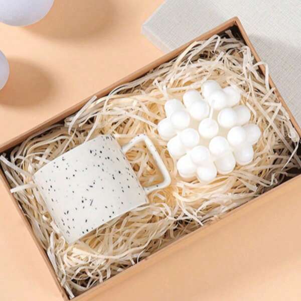 500g Beige Salafia, Shredded Paper, Wedding Gift Bag, Candy Box, Filling, Pleated Paper Chicken Nest Grass