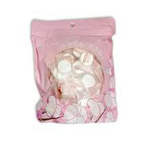 100/50片压缩面膜一次性DIY化妆品压缩面膜片面膜纸护肤包裹面膜，宿舍，返校制作 - 粉色 - 查看 6