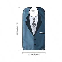 1pc Men's Dining Bib, Business Style, Machine Washable, Foldable Pocket, Protect Clothing, Suitable For Elderly And Caregivers, Seasonal Gift - Multicolor - View 16