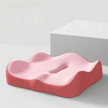 1pc Ergonomic Seat Cushion For Office Chair, Car Seat & Desk - Durable Polyester Cover, Washable, All-Season Comfort - Ideal For Long Hours Of Sitting, Office Chair Cushion