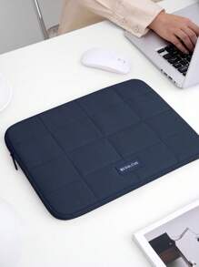 1 件女士绗缝 14/15.6 英寸笔记本电脑内胆包，简约马卡龙色网格笔记本电脑包，轻质平板电脑内袋，防震耐磨，适合学校、工作、生日和返校礼物，女士返校笔记本电脑包 书包 大学必备品 - 彩色 - 查看 10