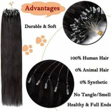 Human Extensions - Licht Ascblond & Hellblond - View 9