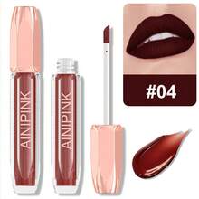 AINIPINK 1pcs Matte  Lipstick, Easy To Color, Lip Gloss, Waterproof, Sweat-Proof, Non-Stick To Cup, Non-Fading, Long-Lasting, Exquisite, Suitable For Gifts, Festival Makeup, And Performance Makeup - Nhiều màu - Xem 13