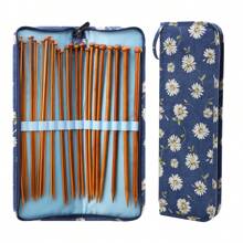 1pc New Knitting Needle Storage Bag, Multi-Style Options, Portable Knitting Needle Organizer Bag Suitable For Crochet Hooks & Knitting Needles