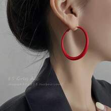1 Pair Candy Shaped Earrings, Suitable For Everyday Wear - Black - View 5