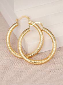 1 Pair Luxury Hoop Earrings For Women For Party Engagement Anniversary Jewelry Valentine's Day Gift