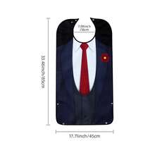 1pc Men's Dining Bib, Business Style, Machine Washable, Foldable Pocket, Protect Clothing, Suitable For Elderly And Caregivers, Seasonal Gift - Multicolor - View 14