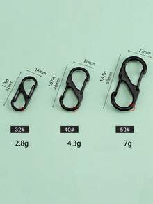 Unisex Zipper Lock Set - Includes Anti-Theft Zipper Pulls, Backpack Metal Buckles With 2 Spring Clips, Versatile S-Shaped Metal Hooks, Suitable For Luggage, Handbags, Wallets, Travel, Camping, Outdoor, Beach, Summer Holiday, Back To School - Multicolor - View 8