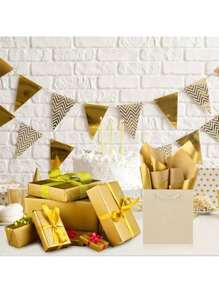 Metallic Gold Tissue Paper - 120 Sheets, 14 X 20 Inches, Bulk Gold Wrap Paper For Gift Bags, Packaging, Floral Filler, Crafts, Christmas, Birthday, Wedding Decor