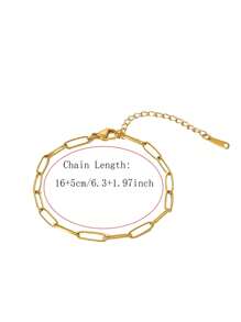 5/10-Piece Buckle Bracelet Set, Stainless Steel Adjustable Chain Bracelet With Lobster Buckle, Suitable For DIY Jewelry Making