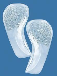 1/2 Paar transparente High Heels mit rutschfesten, bequemen Geleinlagen