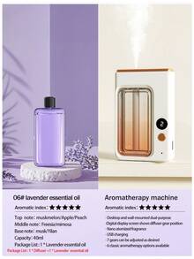Automatic Aroma Diffuser, Home Fragrance Mist Humidifier, Long-Lasting Odor Eliminator & Air Freshener, Suitable For Bedroom, Home, Hotel, Desk Or Wall-Mounted, Comes With Essential Oils, Quiet Operation, Mini Diffuser For Office - Multi-fragrance - View 30
