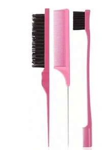 WANMEI Bộ 1/10 lược tạo kiểu tóc & phụ kiện - Bao gồm lược răng thưa cong, bình xịt phun sương áp suất cao 200ml, 3 lược tạo kiểu tóc (lược lông, lược kiểm soát cạnh, lược chải lông mày & chân tóc), 1 dụng cụ tạo búi tóc và 4 kẹp tóc mái - Bộ dụng cụ làm tóc đa năng để uốn, gỡ rối, tạo độ phồng và rẽ ngôi - Chống tĩnh điện, Trở lại trường học, Những vật dụng thiết yếu khi đi du lịch, Phụ kiện tóc cho nữ, lược, lược chải tóc, lược chải tóc, lược chải tóc, lược chải tóc, lược chải tóc, lược gỡ rối, lược bóng, lược chải tóc mini, bộ lược chải tóc, lược gỗ, lược chải tóc, lược, lược chải tóc, lược chải tóc, lược chải tóc, lược chải tóc, bộ lược chải tóc, lược chải tóc, lược chải tóc mini, lược gỡ rối, lược chải tóc, tóc, phụ kiện, sản phẩm chăm sóc tóc, dụng cụ làm tóc, đồ dùng cho tóc, chăm sóc tóc, lược chải tóc xoăn, thợ cắt tóc, phụ kiện thợ cắt tóc, Thiết bị làm tóc, Đồ dùng cần thiết khi đi du lịch, Đồ dùng cần thiết khi đi du lịch, Kiểu tóc, Làm tóc - Nhiều màu - Xem 13