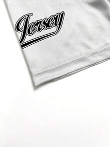 男士黑色数码印花 T 恤和星星图案，休闲涤纶圆领 T 恤，可机洗 - 彩色 - 查看 5