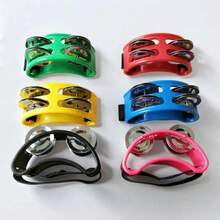 1 件装双排脚铃卡洪鼓邦戈鼓卡洪鼓脚铃架打击乐器 - 彩色 - 查看 21