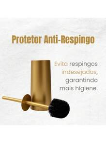 Toilet Brush With Gold ABS Holder Create Build