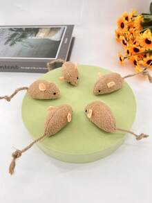 1pc Realistic Mouse Cat Toy, Self-Entertainment Plaything