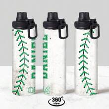 1 件 27 盎司定制运动杯，带腋下主题印花，自定义名称，自选图案，自定义号码，适用于冷热，手感舒适，适合赠送家人和朋友，适用于各种场合